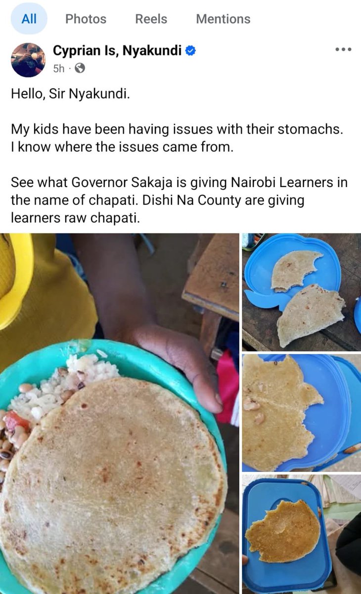 its__scarlet_'s tweet photo. Kids should not leave school with running stomachs. The Dishi County Program keeps delivering poor meals under Sakaja Johnson and the excuses are running out. https://t.co/ABUrPWnHDn