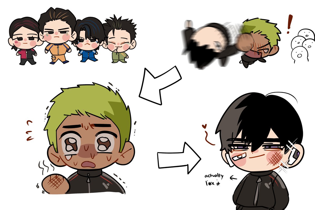 nanaaaaa_133's tweet photo. Need to draw them (They are so silly)😞💜💚 https://t.co/6lbxkliesE