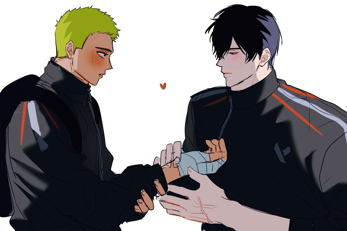 nanaaaaa_133's tweet photo. Need to draw them (They are so silly)😞💜💚 https://t.co/6lbxkliesE