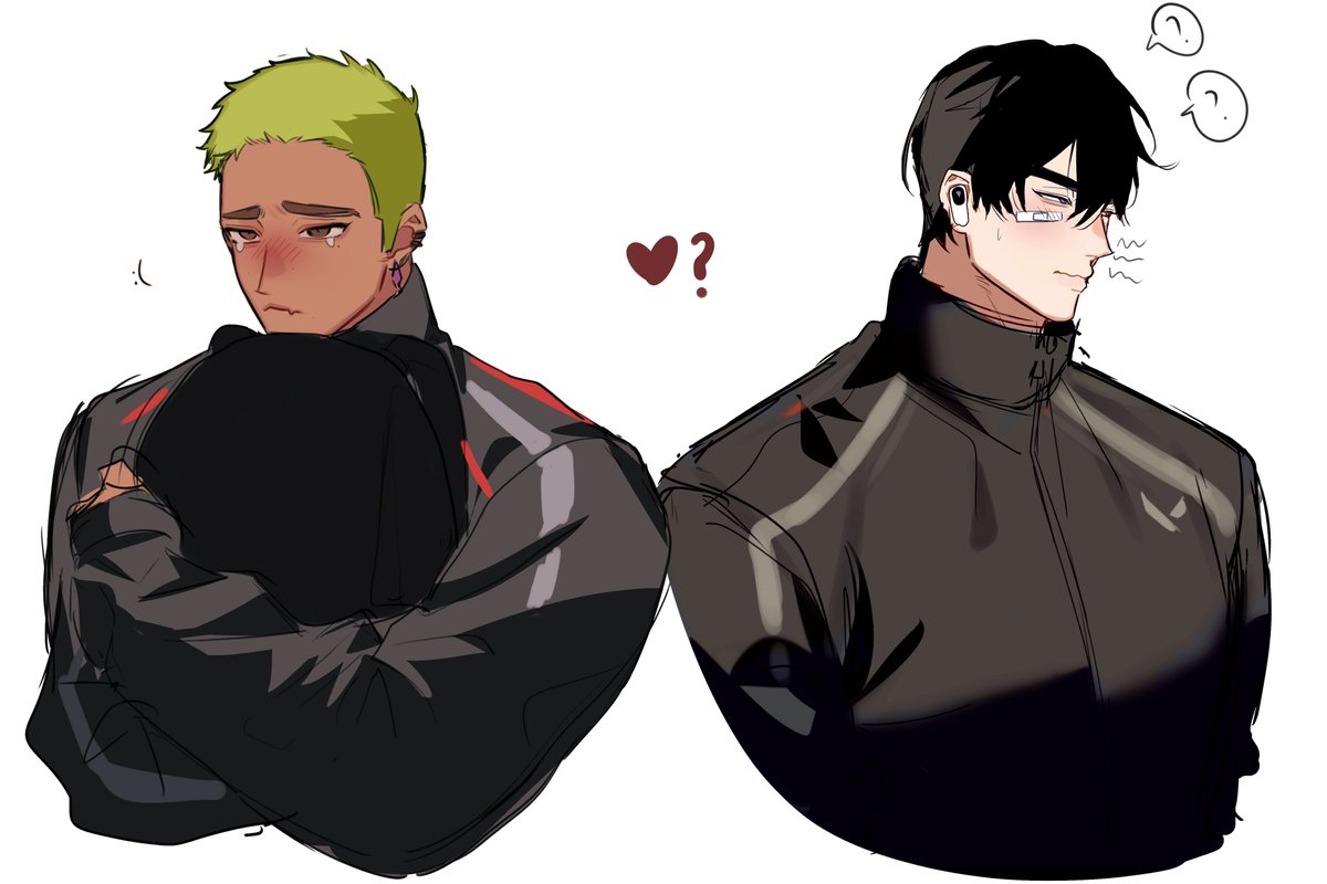 nanaaaaa_133's tweet photo. Need to draw them (They are so silly)😞💜💚 https://t.co/6lbxkliesE