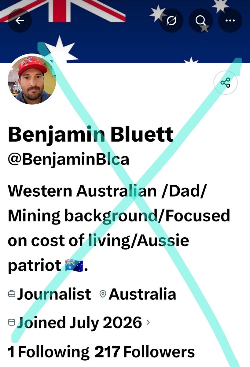 MSMWatchdog2013's tweet photo. It's another freshly minted @OneNationAus trollbot based in Africa engaging in foreign interference https://t.co/8I77AL12zn