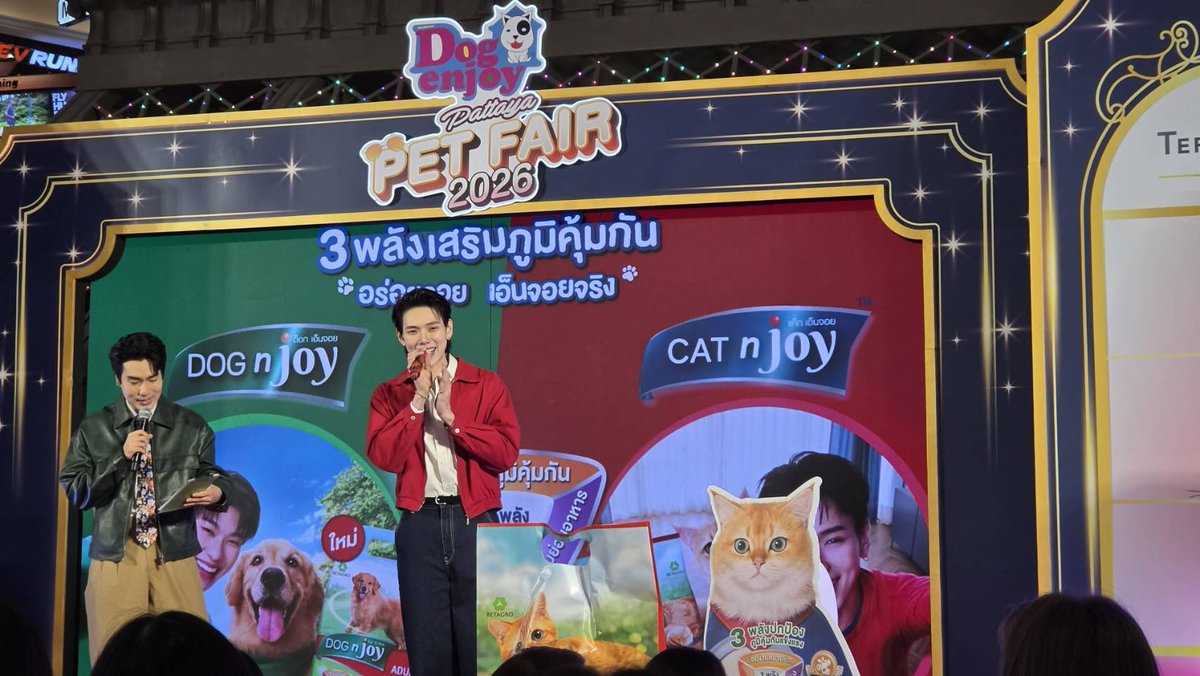 dognjoy_th's tweet photo. จ่าฝูงแมว มาแล้ว❤️🐱
#CATnjoy #DOGnjoy
#dogenjoypattayapetfair2026 #CATDOGnjoyXDaou #dogenjoy https://t.co/YjpyHFdM4v