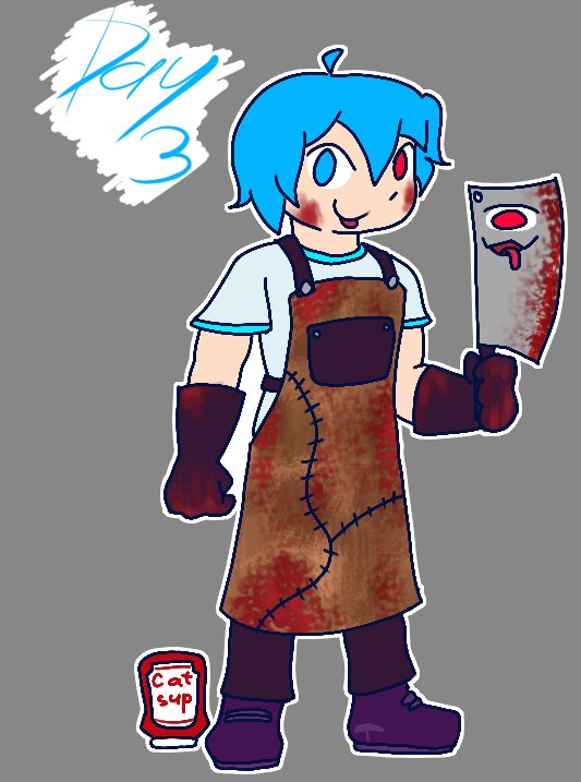 JackDragonEyes's tweet photo. kogasa tatara as a butcher (I can't draw blood, my life is sunshine and rainbows) https://t.co/ihxHqBaeAx