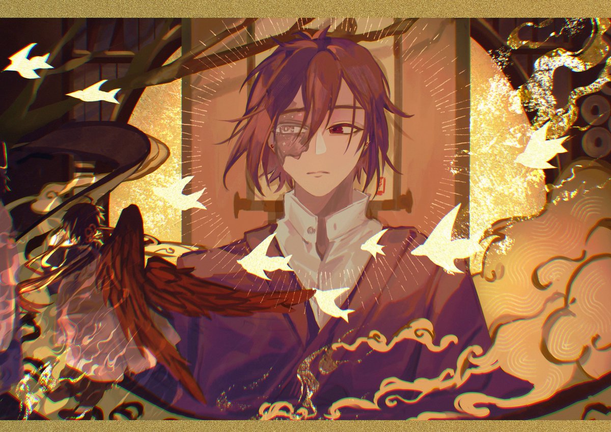 etsukiharu's tweet photo. 🎭🐦‍🔥 +⭐
#毎月11日は学隊の日 #妖はじFA #よはじFA https://t.co/snylZ3iq9g