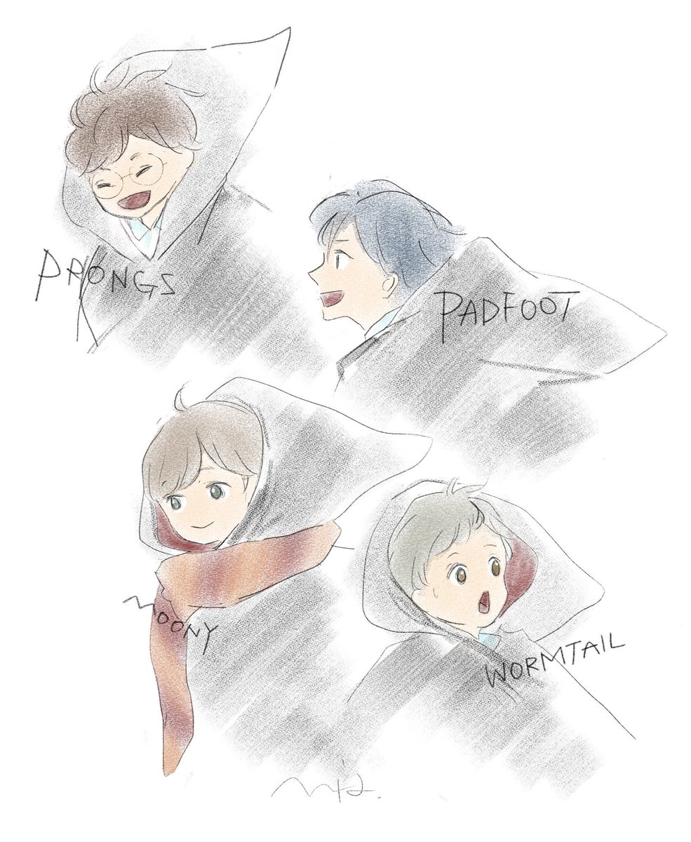 m00ney_m's tweet photo. Marauders.
悪戯仕掛け人たちが好きです〜 https://t.co/SMjvYsvQaf