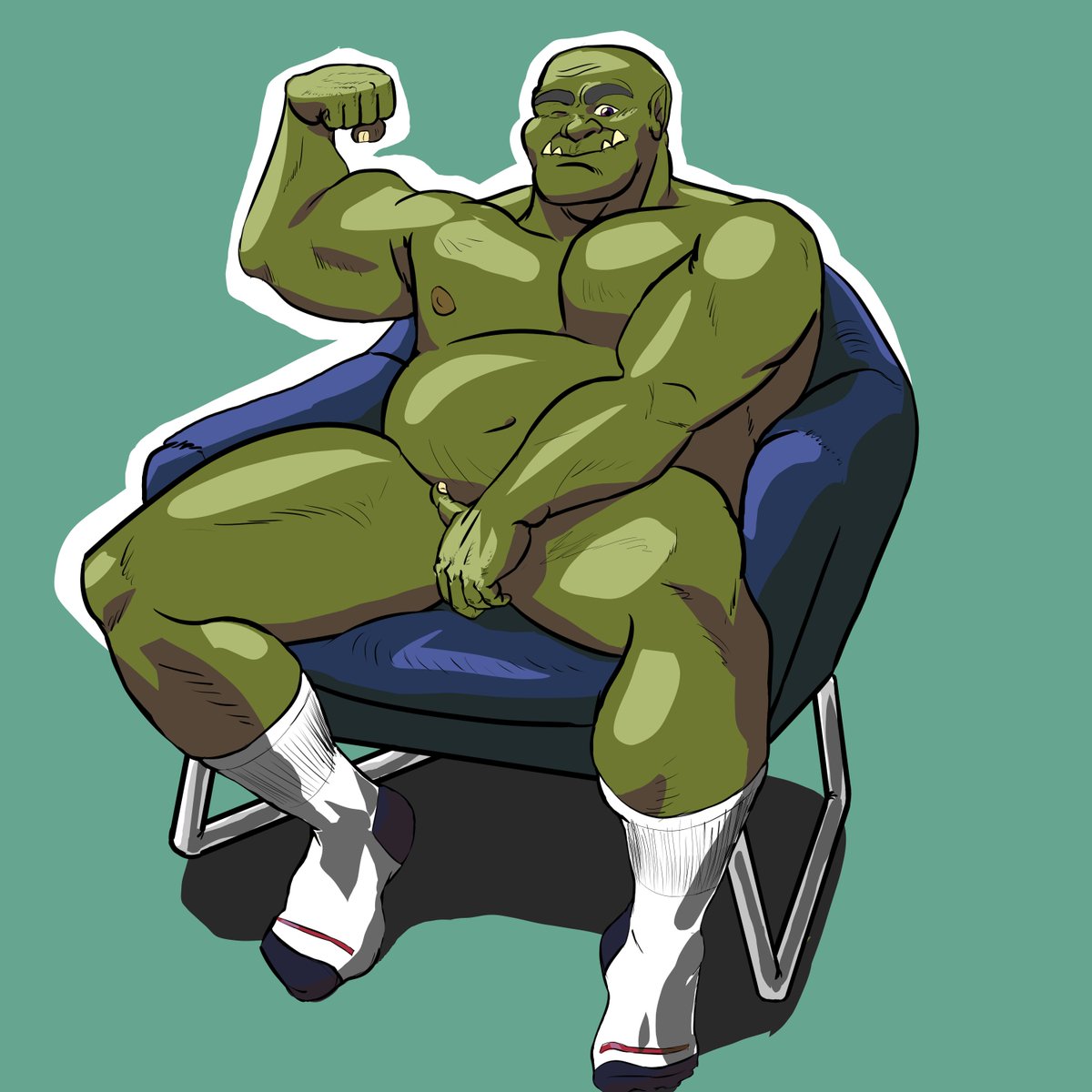 Actodibujo's tweet photo. Día 2 #orcotubre
Hoy con alterna de calcetas para más placer 😉🥵✨

#orc #orctober #orctober2026 #digitalart https://t.co/3jf5Py4Cs5