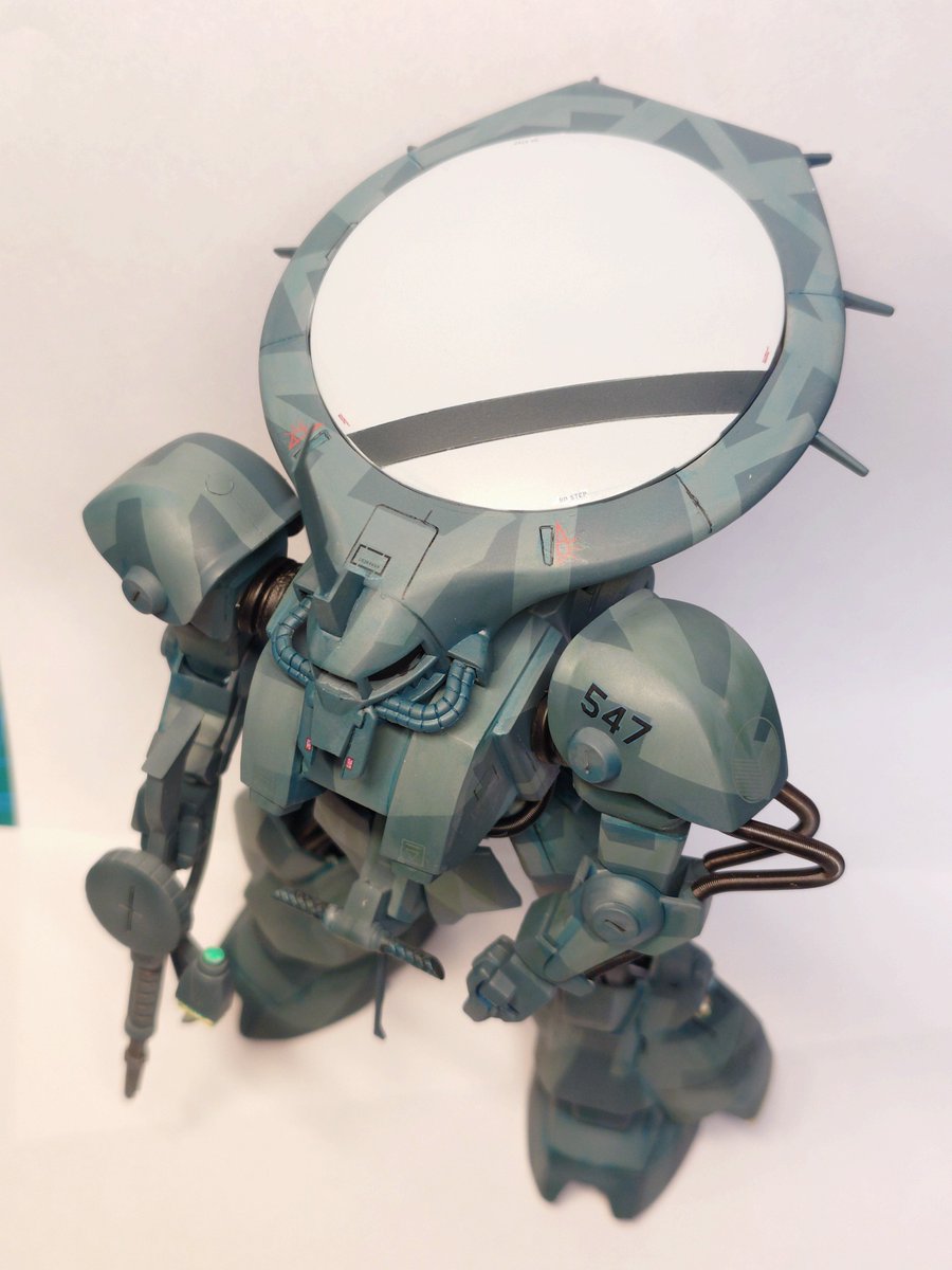 digichocola's tweet photo. 1/144アイザックこれで完成とします
宇宙空間を想定した暗いグレー色ボディカラーと明るいグレー色のレドームがよい感じになったかなと
＃プラモ
＃ガンプラ
＃完成しました
＃今月作ったプラモに間に合わず https://t.co/8xTKg16rIZ