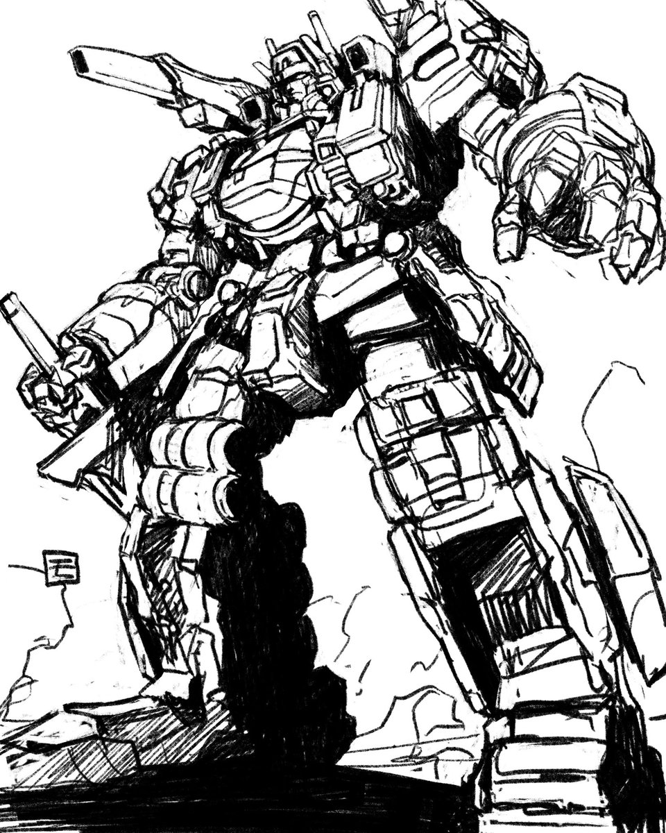 moyan0802's tweet photo. 陸戦型！
かっこいい物は描きたくなりますよね…

#ダイアクロン https://t.co/SZMQQAHrIE