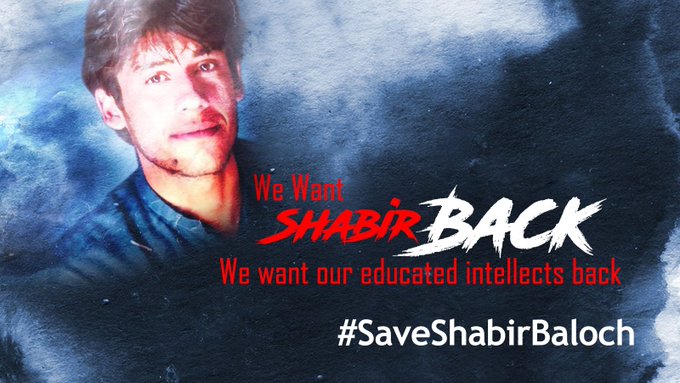 baloch_ambreen's tweet photo. Shabir Baloch was abducted by Pakistani forces on 4th October 2016 and is still missing. Please raise your voice for the safe recovery of Shabir Baloch.
#SaveShabirBaloch https://t.co/filk8xGRTZ
