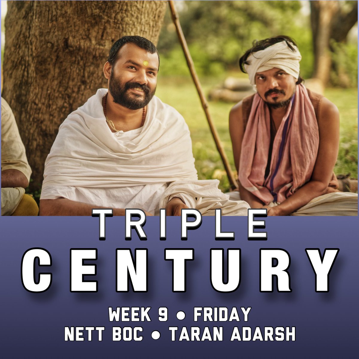 taran_adarsh's tweet photo. TRIPLE CENTURY DONE... #HanumanAnsh crosses the ₹ 300 cr milestone on its ninth Friday [Day 57]... And the best part?... The business is still not exhausted.

The national holiday [#GandhiJayanti] gave the numbers an additional boost, despite show count being reduced with the arrival of #Drishyam3... The dream run continues!

⭐ #HanumanAnsh [Week 9] Fri 2.25 cr. Total: ₹ 301.78 cr.
Official Nett BOC | #India biz | #Boxoffice