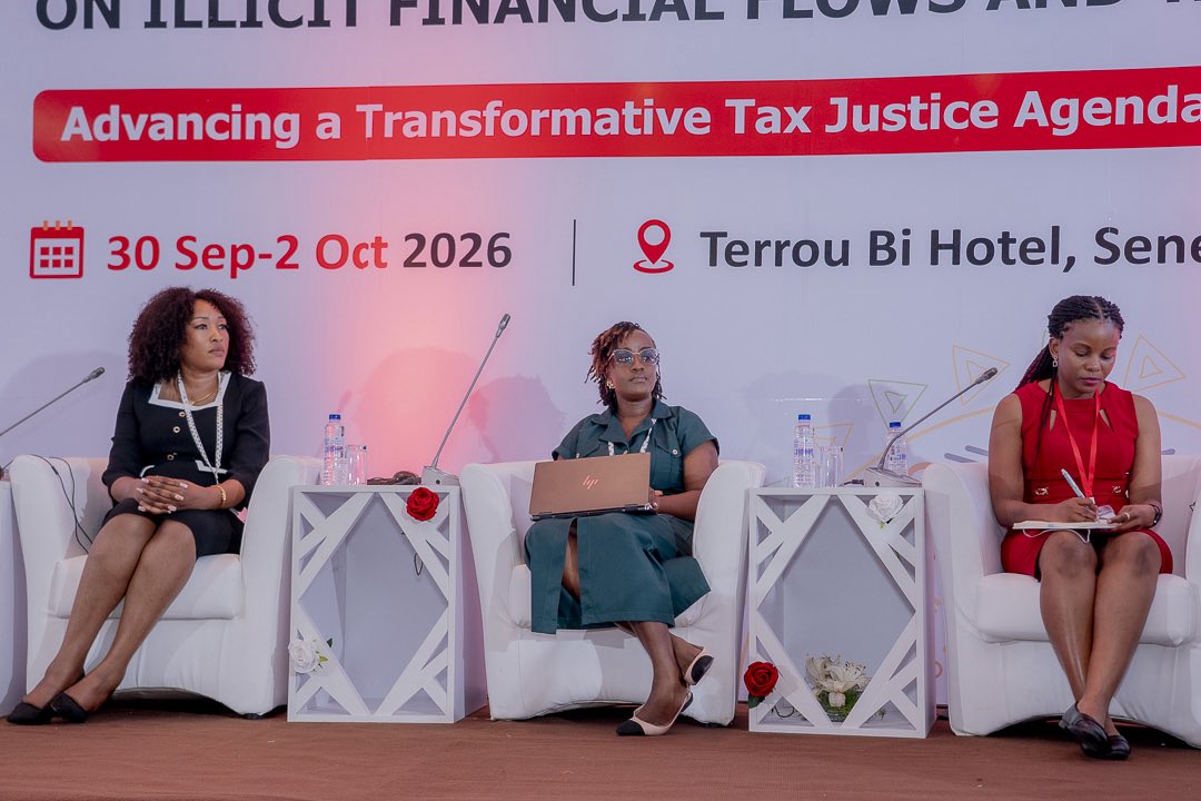 FemnetProg's tweet photo. This week, FEMNET joined the 14th Pan African Conference on Tax and Illicit Financial Flows in Dakar, Senegal, advancing conversations on a transformative tax justice agenda for Africa.
Together with Tax Justice Network Africa (TJNA), we co-convened a session on Tax Justice and the Social Organisation of Care, exploring how tax systems can better recognise, resource and support care.
The message was clear: tax justice is not only about raising revenue it is about building economies that prioritise care, dignity, equity and collective wellbeing.
FEMNET remains committed to advancing a feminist tax justice agenda across Africa and globally.
#TaxJustice #FeministEconomies  #Femonomics #EconomicJustice #PAC2026