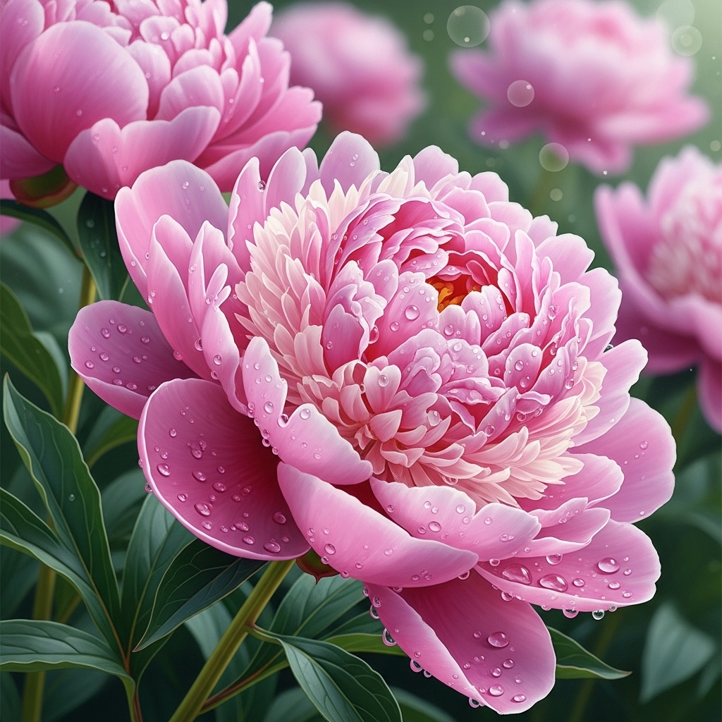 aelid105190's tweet photo. [The tide washes clean the peony, a quiet moment of fresh and vivid charm. （潮水涤澈了牡丹，是一抹清新鲜活的静谧魅力。）]， https://t.co/pN7zJNRdMX