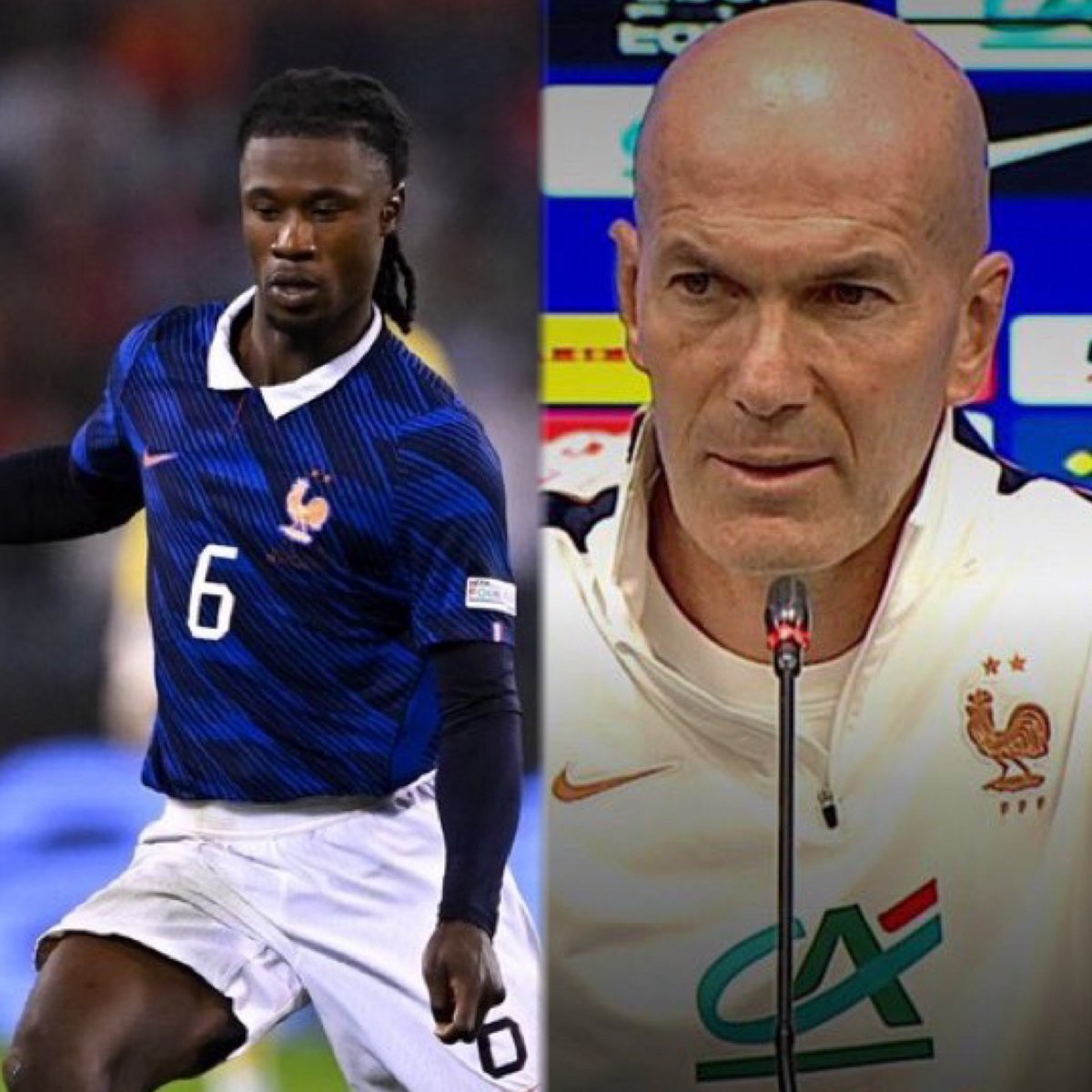 RMadrid_actu's tweet photo. 👀 Et si Zidane faisait RENAÎTRE Camavinga ? 🇫🇷⭐️ https://t.co/HdSxwKJWn9