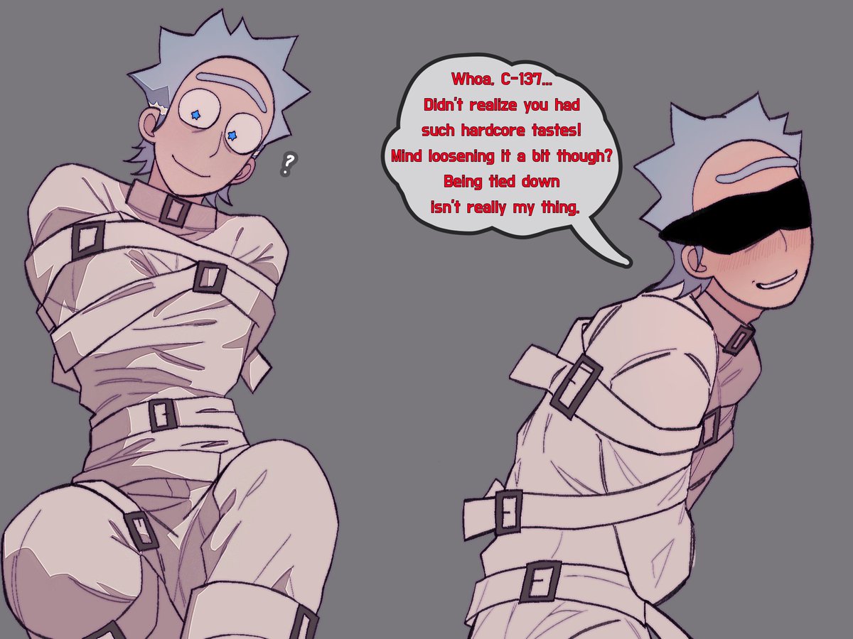 1diotrickprime's tweet photo. Am I the only one who thinks Rick Prime actually rocks a straitjacket?
#rickandmorty https://t.co/DXLzTRi5LM