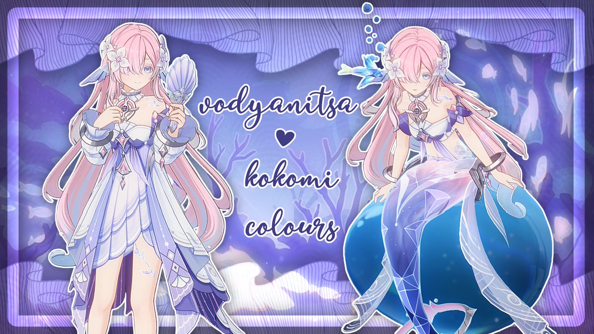 himephobia's tweet photo. new mod post! vodyanitsa - kokomi colours

download in replies https://t.co/tWURxCy7Dh