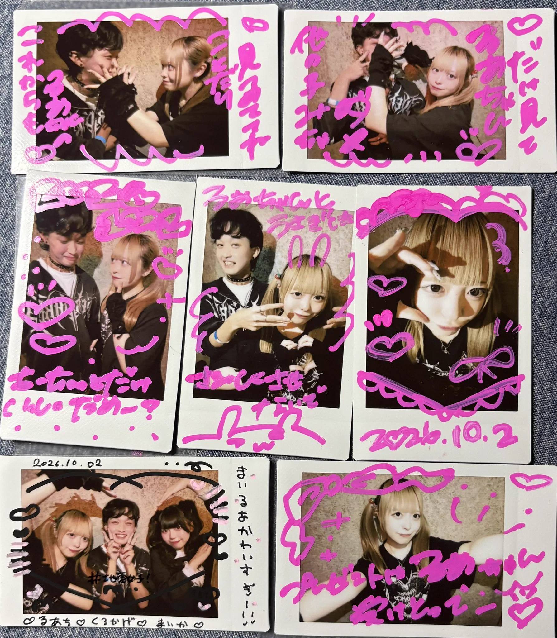 黒影⚓️🎀🎼🎀🐾🫖🐾 в X: „今日（昨日？）撮ったチェキ!!📸 撮りたい
