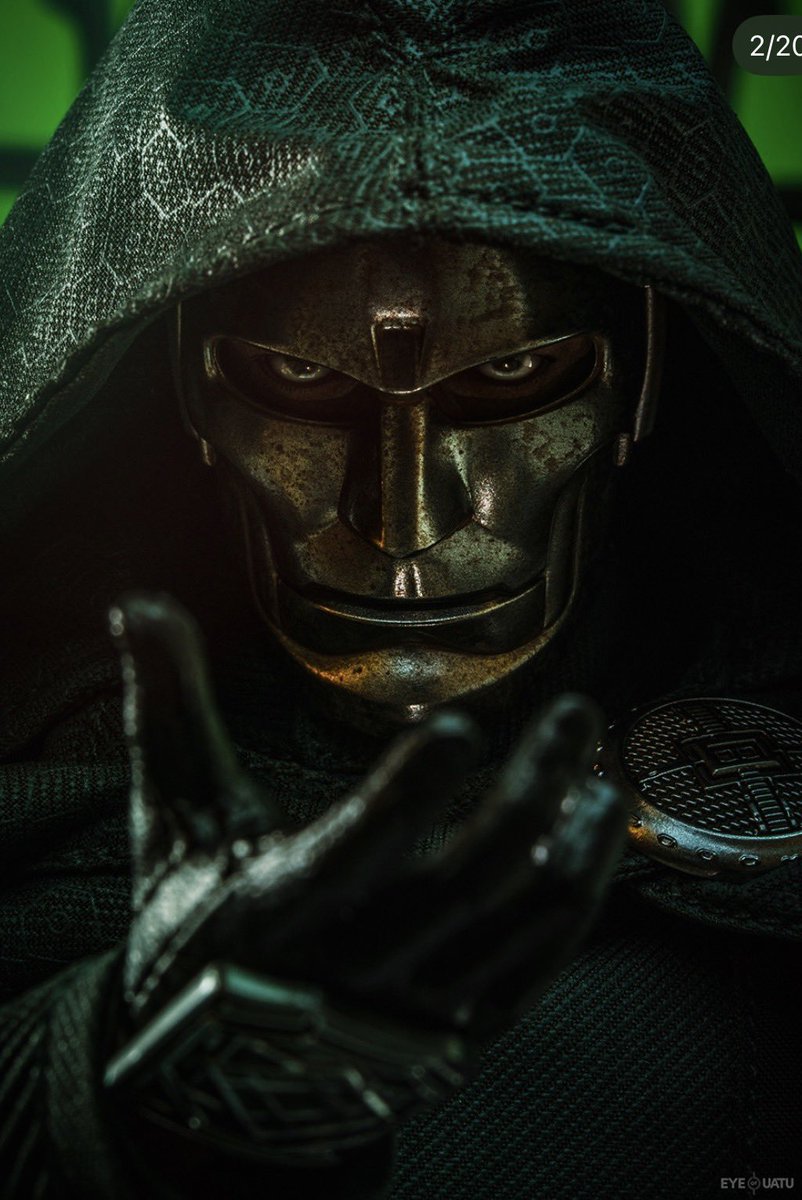 Madexhell's tweet photo. This guy doom looks scary as hell bruh😬 https://t.co/5tZwnCbJQl