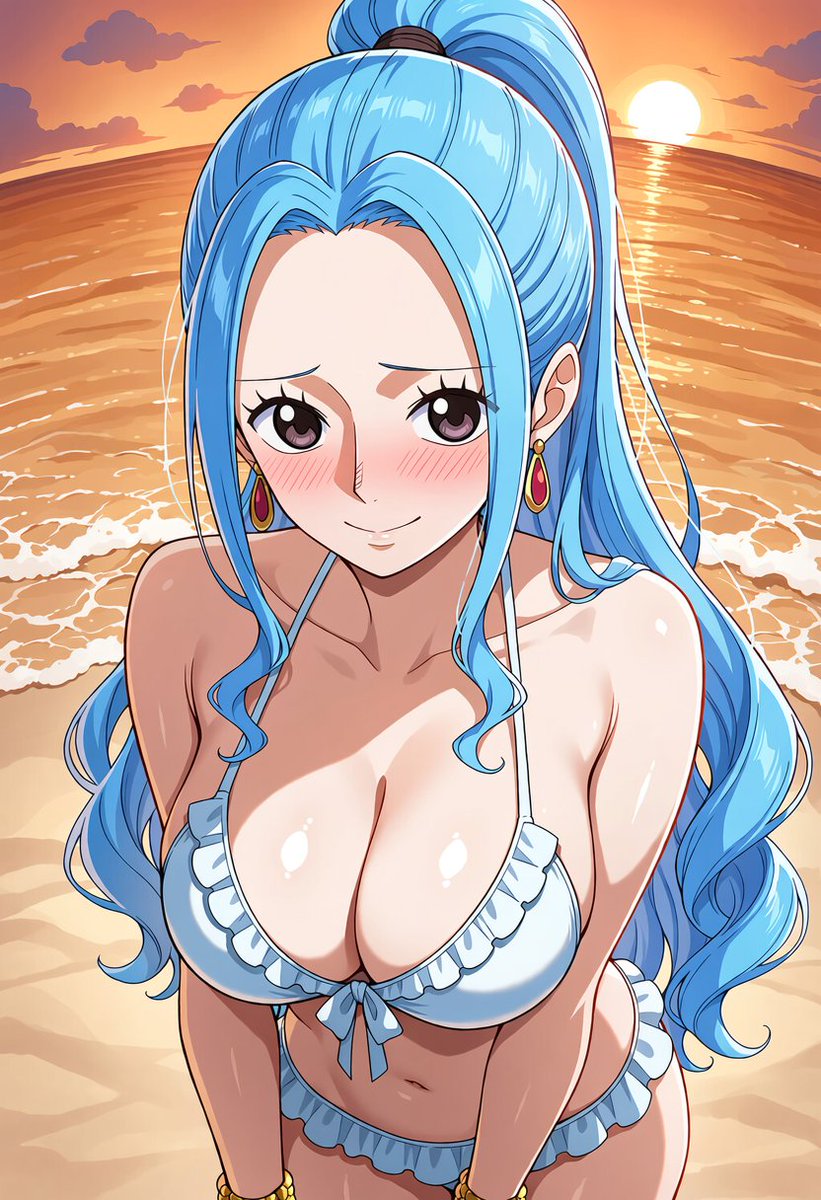 runo_ss's tweet photo. 夕日、きれいですね。
もう少しだけ一緒に見ていきませんか？

ネフェルタリ・ビビ / Nefertari Vivi
#ワンピース
#onepiece
SFW illustration, No nudity, no suggestive intent. https://t.co/3E55MIAutO