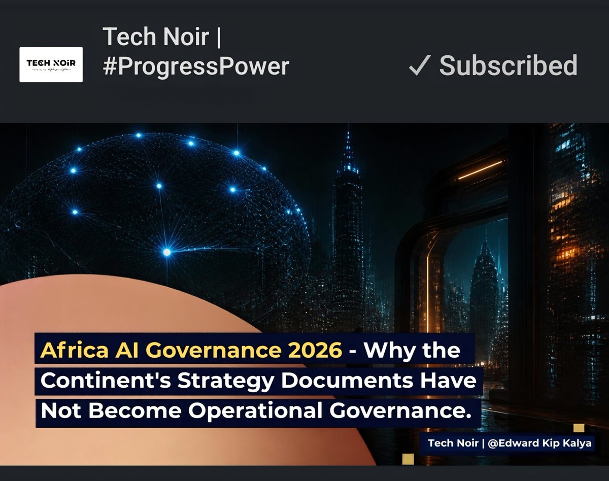 Edward_Kalya's tweet photo. 𝗘𝗽𝗶𝘀𝗼𝗱𝗲 𝟭𝟮𝟲.

Today, Episode 126 of Tech Noir exposes the most profound paradox in digital policy: a government attempting to govern artificial intelligence produced its national AI policy using an AI that hallucinated its entire evidence base.

On April 26, 2026, South Africa formally withdrew its draft national AI policy—not due to political opposition or constitutional failure, but because its cited studies did not exist. The policy was ambitious, but the institutional capacity to verify its own text was zero.

This is not an isolated embarrassment; it is a diagnostic indicator. 

Across the continent, the Africa AI Governance Index 2026 scores AI regulation at just 1.54 out of 5. 

Strategy documents are abundant, but operational governance is absent.

This episode breaks down the "Implementation Gap"and explores how Recursive Meta-Governance (RMG) transitions from theoretical specification to operational reality.

🔗 Read the full #TechNoir article via the link below.

#ProgressPower #RecursiveMetaGovernance #AIGovernance