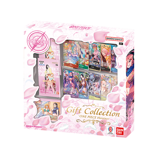 onepiecetcgnews's tweet photo. 【ワンピースカード 新商品】
「Gift Collection -ONE PIECE Heroines-」

📅発売日
2026年11月20日(金)

✅商品内容
・Heroines Edition vol.2【EB-05】：2パック
・特製カードスリーブ：70枚
・プロモーションカード：10種 各1枚

プロモカードは新規イラストで全10種を収録

現時点では日本語版での発売は発表されていません