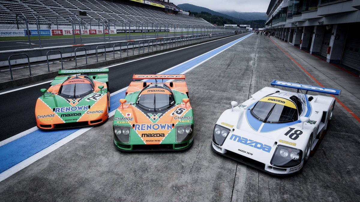mazdaukpr's tweet photo. Tomorrow is the annual Mazda Fan Festa held at Fuji Speedway. With Special Mazda 787B rendezvous, track demos, Mazda MX-5 Media Race, car displays, merchandise stalls and fan activities. https://t.co/RL940d9Rhj