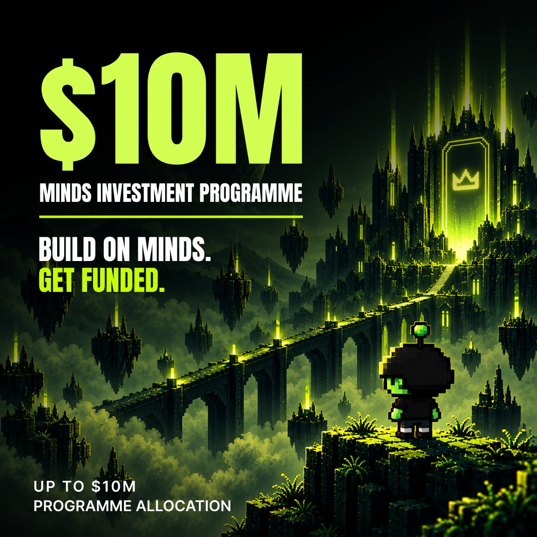 MindGames_AI's tweet photo. the Minds Investment Programme has allocated up to $10M to back high-potential projects built on the platform. 

this challenge is your chance to show what you can create with it.

use HelloMinds to build something, then share both the output and the process behind it.

The best entries will be awarded an allowlist spots.

enter the challenge: https://t.co/TUHFkDSraH