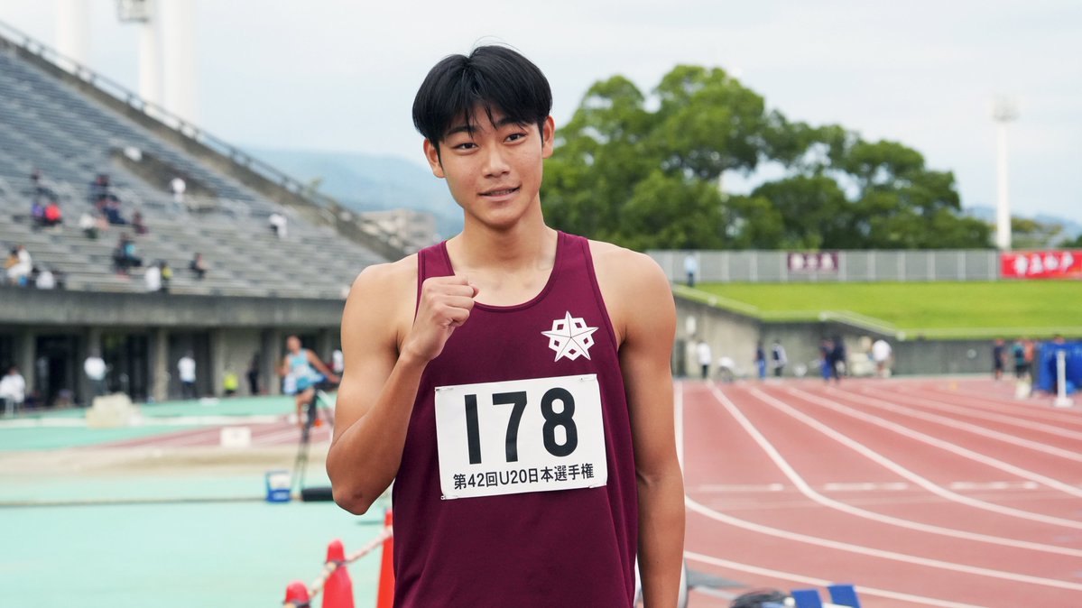 jaaf_official's tweet photo. ＼ ✦#U20日本選手権✦／
📹ライブ配信中⇒https://t.co/K3dyQTWu6I

◆男子100m 決勝（風：+0.3m/s）
1位🥇#松下碩斗
（静岡高・静岡）10秒11※大会新
2位🥈#片山瑛太
（市立船橋高・千葉）10秒35
3位🥉#篠崎博翔
（東海大・神奈川）10秒38

おめでとうございます🎉

✅大会ページ
https://t.co/lJhtcR4t7W
#JAAF #陸上