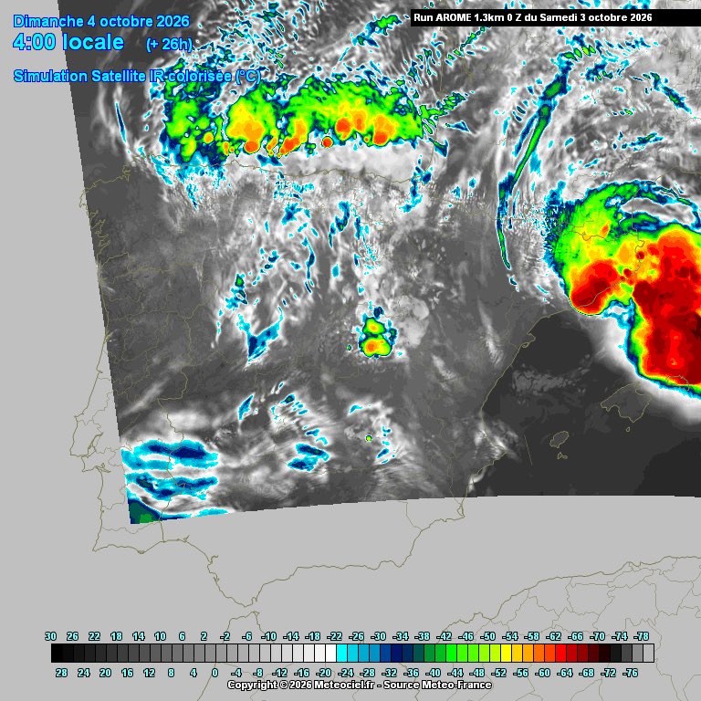 P4Estacions's tweet photo. ‼️ Situació meteorològica gairebé inèdita ⚠️ la que es preveu per a les pròximes hores. 

Molts models de mesoescala indiquen que un sistema convectiu de mesoescala (SCM) arribarà des del sud i podria acabar adquirint característiques d’un petit medicà (cicló o huracà mediterrani) davant de la costa catalana a mesura que s’organitzi.

L’escenari és potencialment perillós, principalment per intensitats torrencials de precipitació, grans acumulacions d'aigua i fortes ratxes de vent al litoral de Barcelona i Girona, que podrien superar els 90-100 km/h.

A més, l’atmosfera presenta valors d’aigua precipitable excepcionalment alts, un factor més que atorga a aquest episodi un marcat caràcter subtropical.

Més informació al llarg de les pròximes hores… 

#Projecte4Estacions