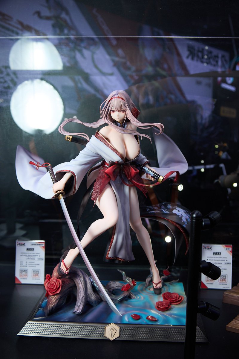 Hobbysakura's tweet photo. ✨HSK出展情報✨
Wonder Festival 2026 上海にて、
『勝利の女神：NIKKE』より

◤紅蓮：ブラックシャドウ-ロンギングフラワー◢
1/4スケールフィギュアの製品サンプルを展示いたします！

▼会場情報▼
📍上海新国際博覧センター
 Hobby Sakuraブース【W5-A18】
📅2026年10月3日（土）〜4日（日）

お越しの際は、ぜひお立ち寄りください✨

#WF2026上海 #HobbySakura #NIKKE