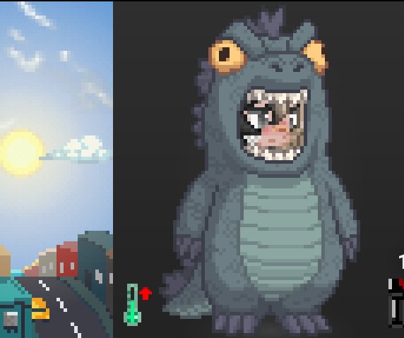Innocentm0nster's tweet photo. my name is Godzilla and I'm gonna destroy DoLtown https://t.co/BJdc1MRNa6