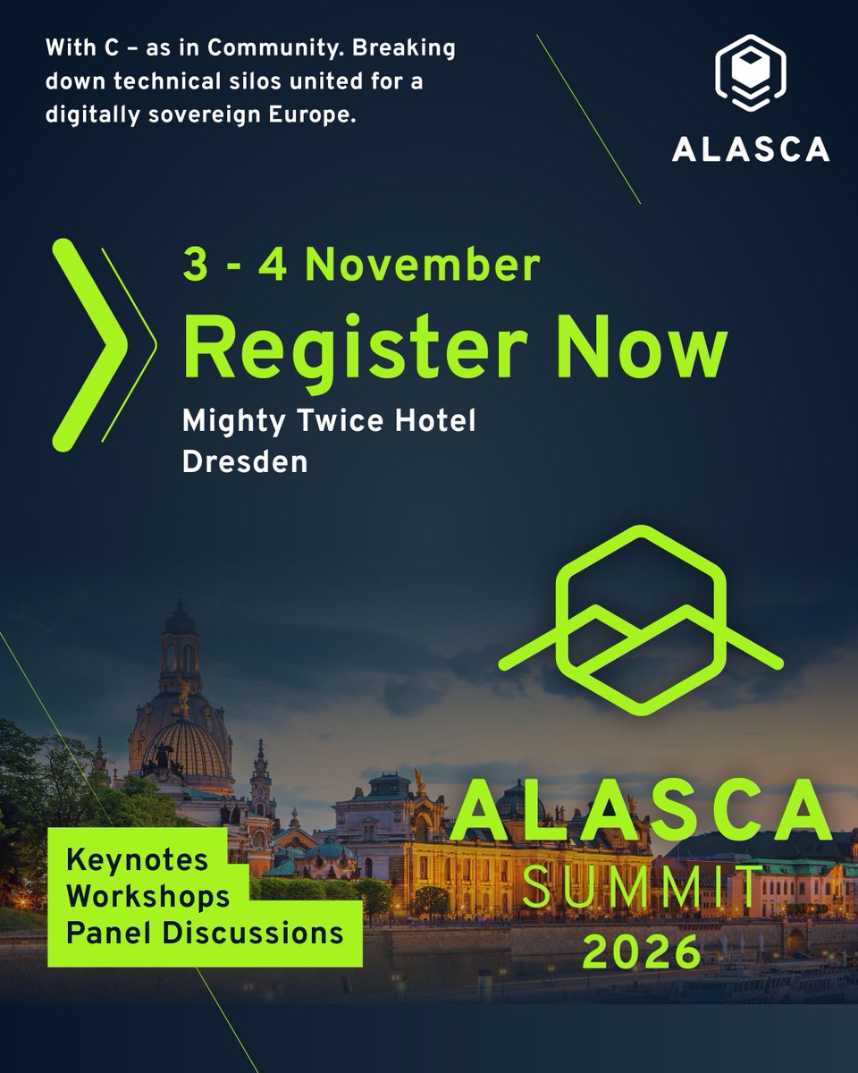 openinfradev's tweet photo. Digital sovereignty isn't an abstract idea; it's running in production today across European OpenStack clouds.

Join the OpenInfra track at ALASCA Summit in Dresden on November 3-4 to explore vendor neutral cloud solutions built on open source.

https://t.co/zFKjJBVlBl https://t.co/syhQMrOP2b