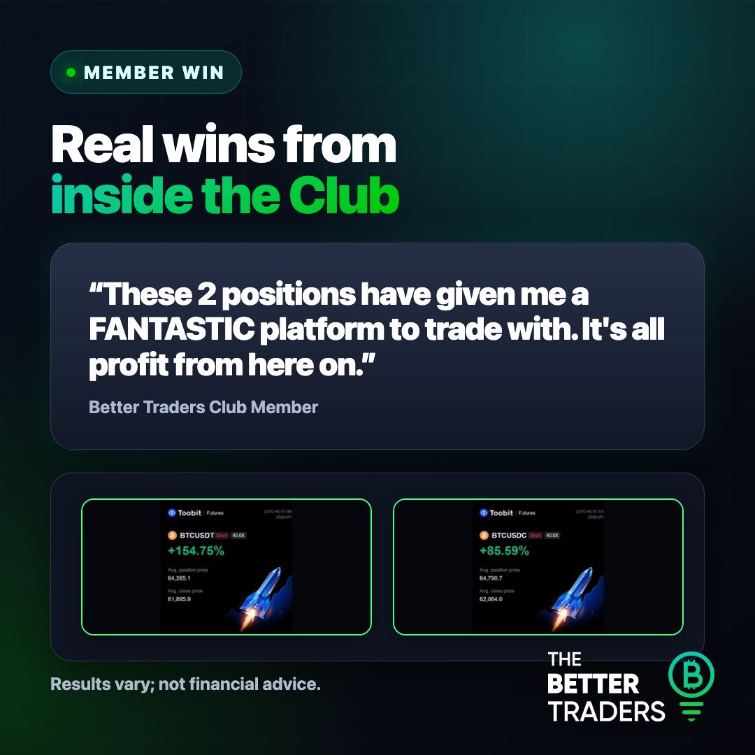 MooninPapa's tweet photo. Member Win

A Better Traders Club member shared how two short positions gave them a stronger profit platform to keep trading from.

Results vary. Not financial advice.

#TheBetterTraders #TradingCommunity #CryptoTrading https://t.co/ipKIQC5SCP