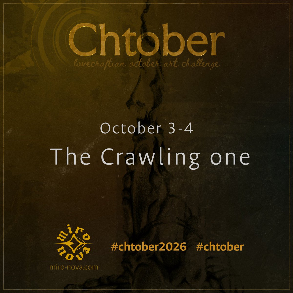 miro_nova_art's tweet photo. Next theme "The Crawling one"

Join in the name of Elder Gods! 👁️

#chtober #chtober2026 https://t.co/BrSiSqswA1