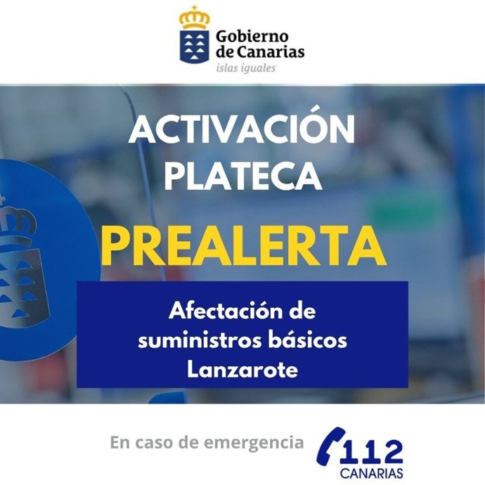 EPCanarias's tweet photo. Canarias activa la situación de prealerta en Lanzarote tras un cero energético que ha afectado a 73.600 clientes https://t.co/SzYstB9le5