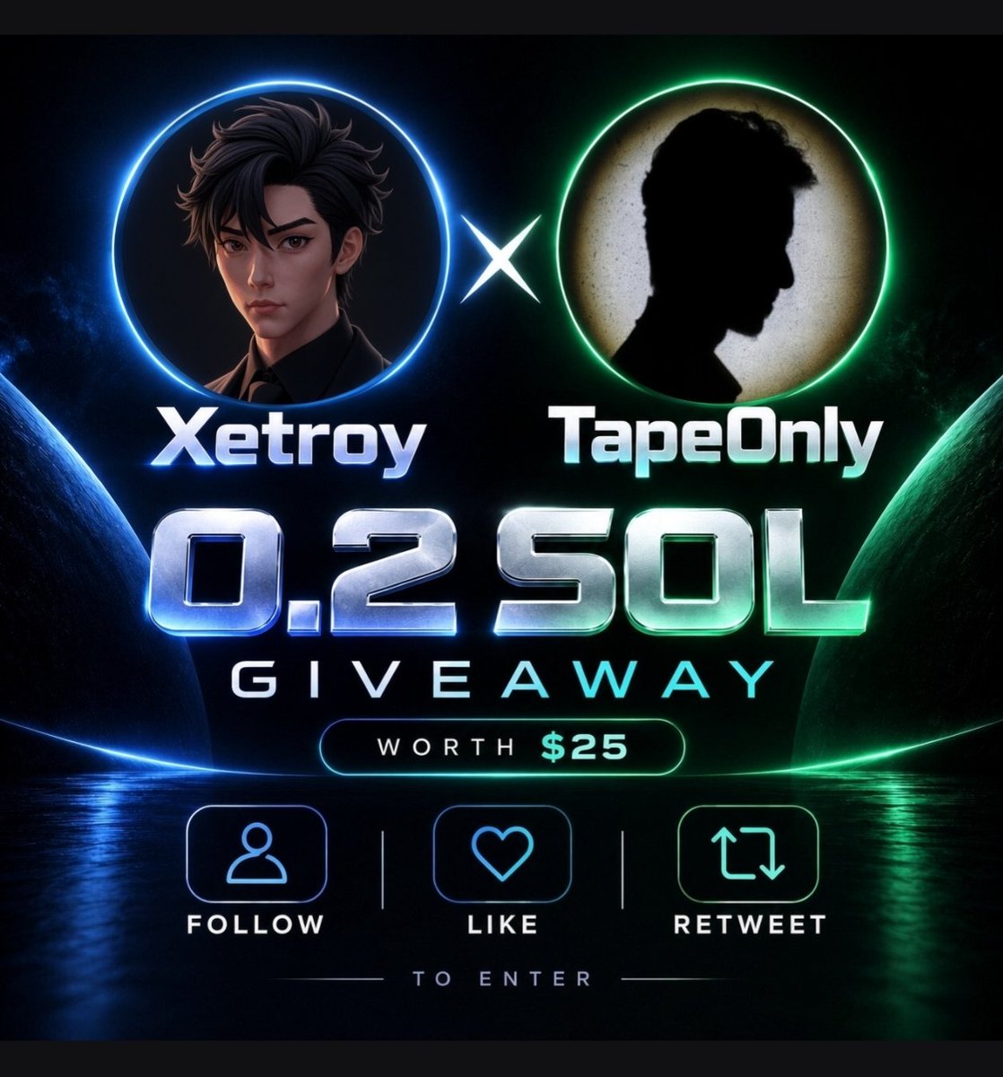 MoksedulYT143's tweet photo. 💚0.2 SOL GIVEAWAY!!💚

To enter:
✅Follow @Shahin_YT_9
✅RT &amp; LIKE

🕣Ends in 3 days 🎁
💎Good luck!!💎

Telegram channel Join -https://t.co/B9AWDniaY3 https://t.co/MDYQnRhiDX