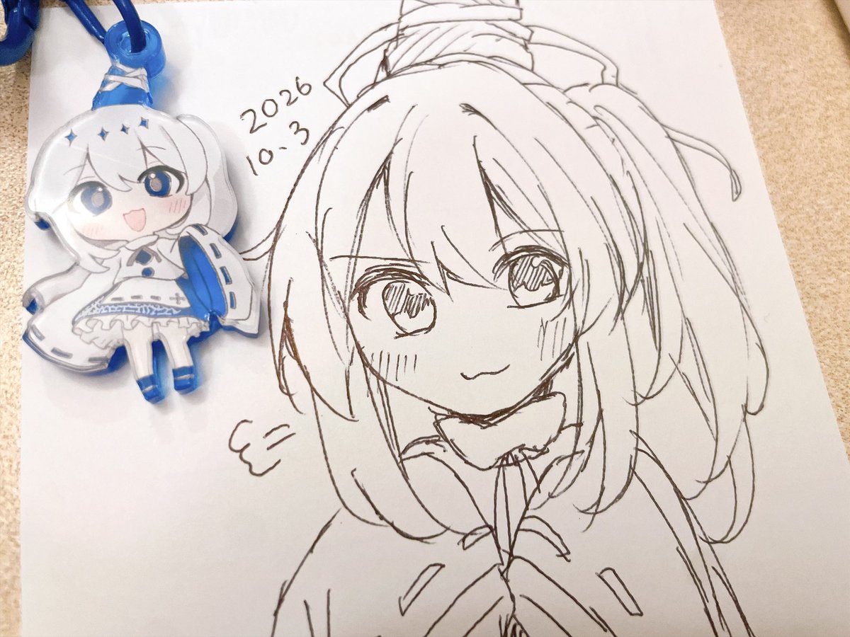 itumizu_02's tweet photo. ホテルのメモ書きに描いた布都ちゃん！
楽しみだね😌 https://t.co/xuCgzs7zAc