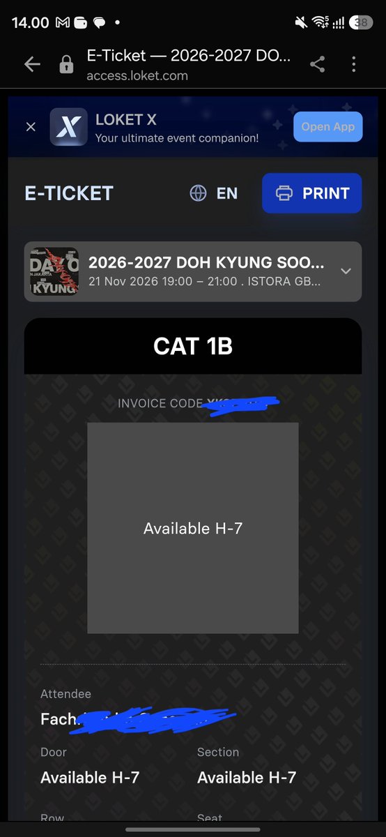 fchril_'s tweet photo. WTS!!!
Day Off Kyungsoo in Jakarta Day 1 (21 Nov 2026)
Section 1B package avail 2 tix
Section 2B package avail 1 tix
Yang minat boleh DM yahh🫶🏼
#dohkyungsoo #DAYOFFCONCERT #dayoffinjkt #exo #exol https://t.co/txXfsx1zsW