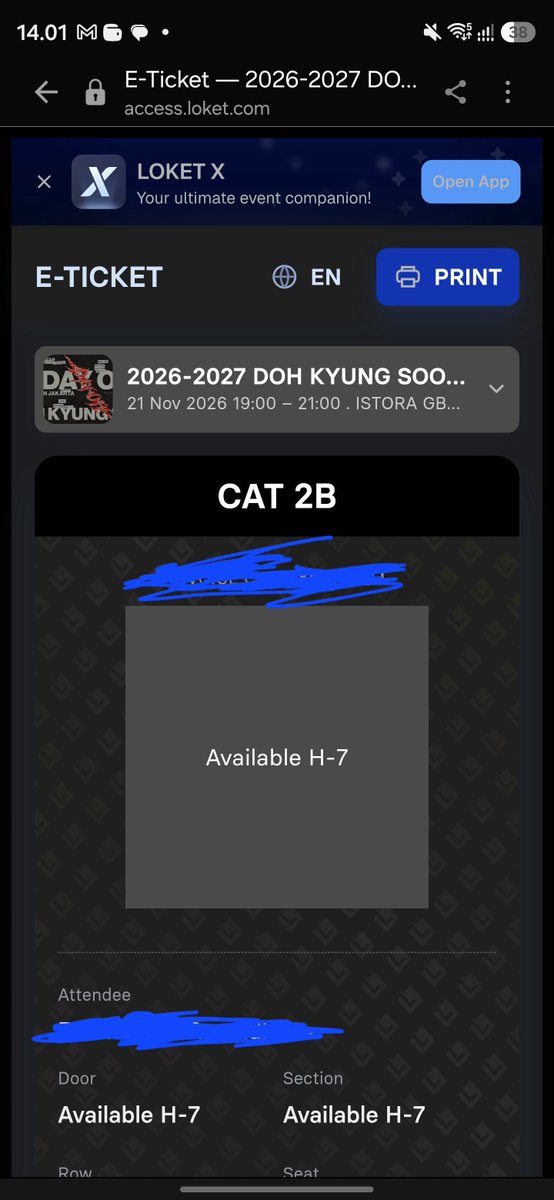 fchril_'s tweet photo. WTS!!!
Day Off Kyungsoo in Jakarta Day 1 (21 Nov 2026)
Section 1B package avail 2 tix
Section 2B package avail 1 tix
Yang minat boleh DM yahh🫶🏼
#dohkyungsoo #DAYOFFCONCERT #dayoffinjkt #exo #exol https://t.co/txXfsx1zsW