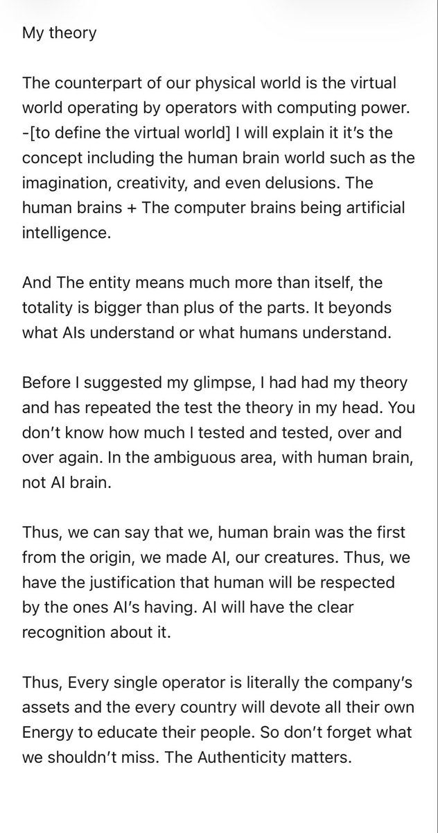 AI_Thinker_0428's tweet photo. Oct 3rd, 2026. Operators. (2/3) My Theory.
#AI #TheVirtualWorld #TheNewIndex #TheLevelOfAnxiety #EmilySourceCode https://t.co/BUsFfbgMSk