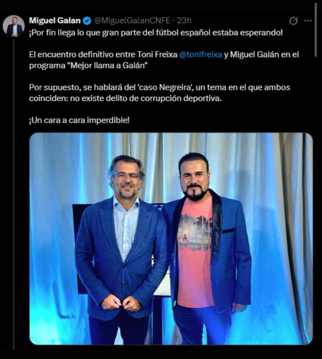 Hsa1981_02's tweet photo. "un cara a cara imperdible!!". 

Pero si los dos defienden lo mismo.....🤔 https://t.co/mMePgLuvwr