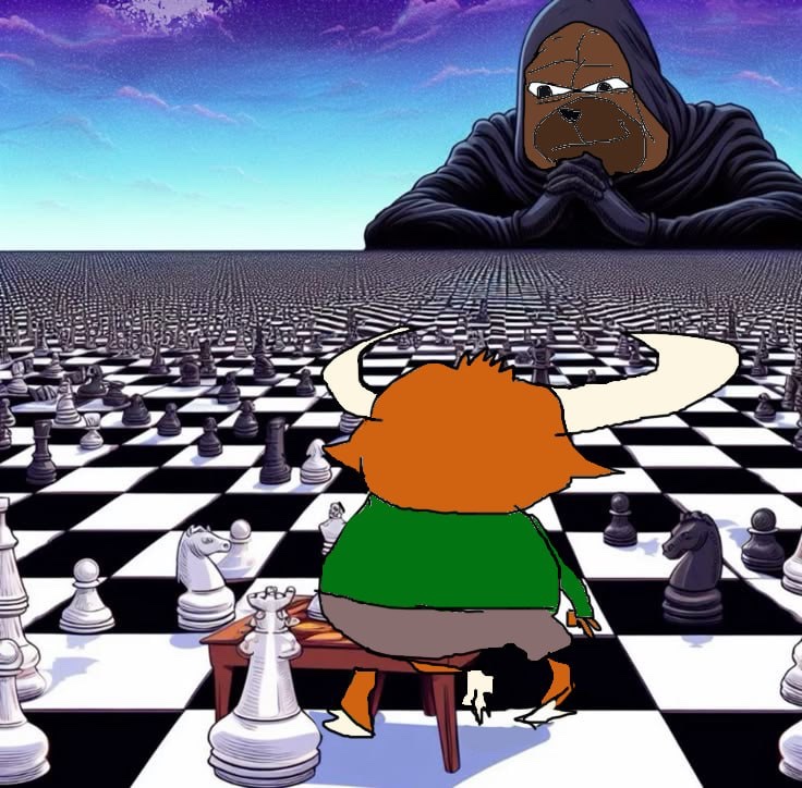 mumu_bull's tweet photo. gm ☀️ 

move in silence, only speak when it’s time to say…

CHECKMATE https://t.co/sMdhhri4Kf