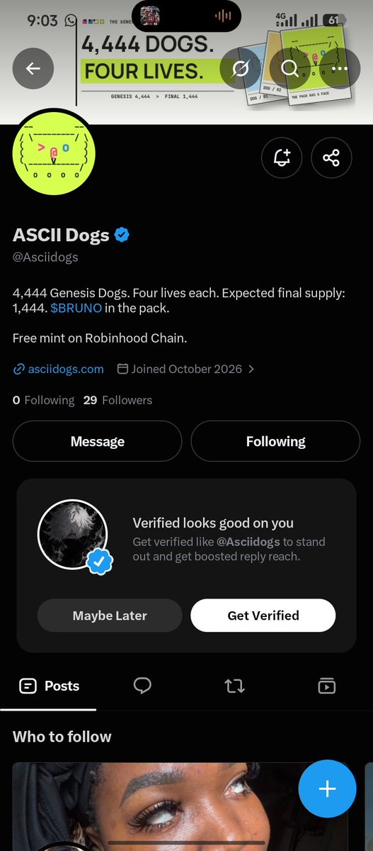 Gutionchain's tweet photo. @Trappwurld @Asciidogs Done Trapp 
Gm https://t.co/kbcRM8Vwn3