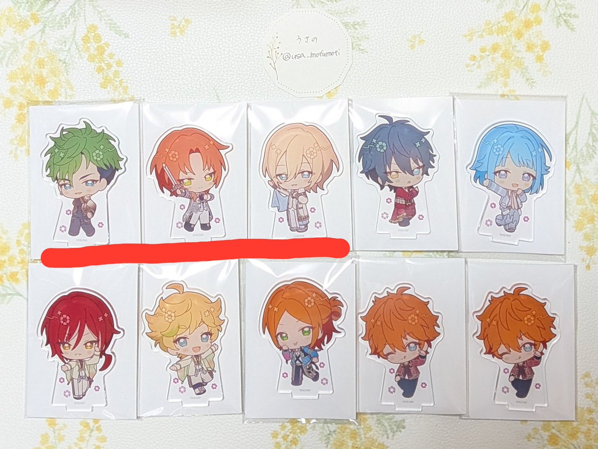 usa_mofumoti's tweet photo. 【️交換・譲渡】あんスタ  アニカフェ  キッチンカー  アクスタ

【️譲】画像のもの

【️求】《イースター》チトセ  こはく  【️各1】

  譲渡▶ 〜定価＋送料

↓詳細はリプ欄にて https://t.co/NkYrIGaeEU