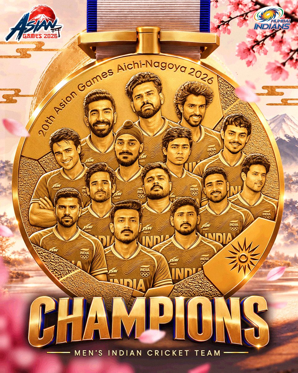 mipaltan's tweet photo. 𝑬𝒕𝒄𝒉𝒆𝒅 𝒊𝒏 𝑮𝒐𝒍𝒅 🏅🙌

#INDvPAK #AichiNagoya2026 https://t.co/eSmjfYRSrr