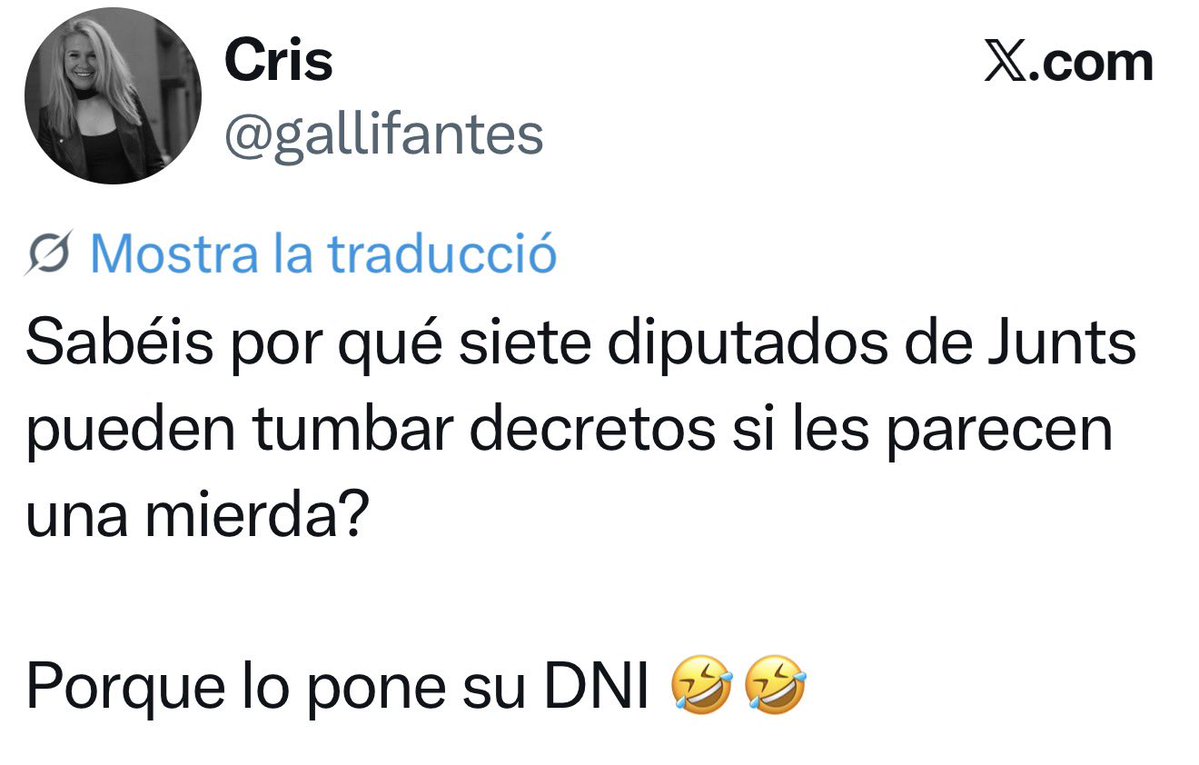 Llicattrop's tweet photo. @mariala_rebel @PulisiaMontada @Cristia23629473 @h_arkana @vlc_JI @CaracolBover @Morafanova @Holaquease2310 @Javieljavielin @Grassonet2 @PancreesMata @XPC_1800 @QuimDucet @Puchimon4 @dnicatala @GaditanuAmochau @luquitis @lluismunyoz1 @MarcKlein_ @buenasbuenas50 @Espiaalproces @Vitisgi @xpc1800 @Crateroccator @Gracelandered @advocatplus @penitenciagite_ @MariaRebelada @Cebaisback @sosaguasbcn @teuavlc @Ororo_Pride @beplos33 @JoanAdamsyl @ZZxxxTOP @il_lustre @naty_alfonsa @Juan_Acosta_Gar @F_RAGA_ @Panteonero97301 @toniolet13 @moralanova @blanca07305772 @CagalunyaNorth @joantuiter @MesallesXavier @VerdeJoaquim @MariadelValleLZ @IntoMari 2/2 Porque lo pone en su DNI. https://t.co/TLUKglsJNj