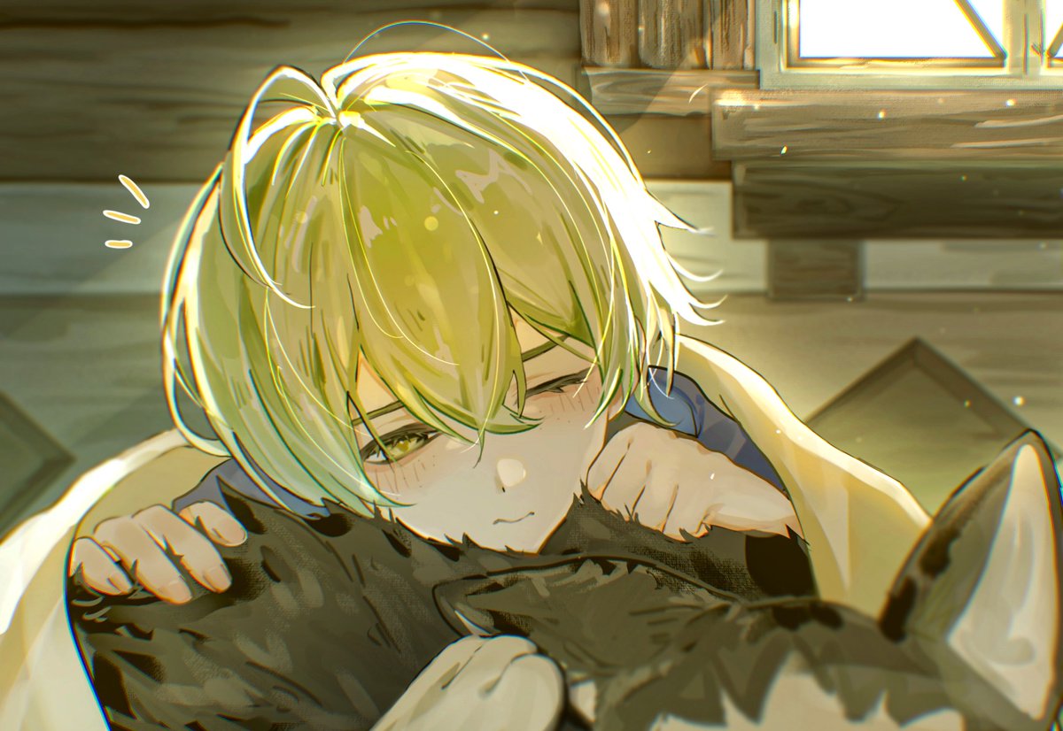 ta_l280's tweet photo. トゥガリンとおねんね💤
#Alyosha  #原神 https://t.co/VafN9NDahQ
