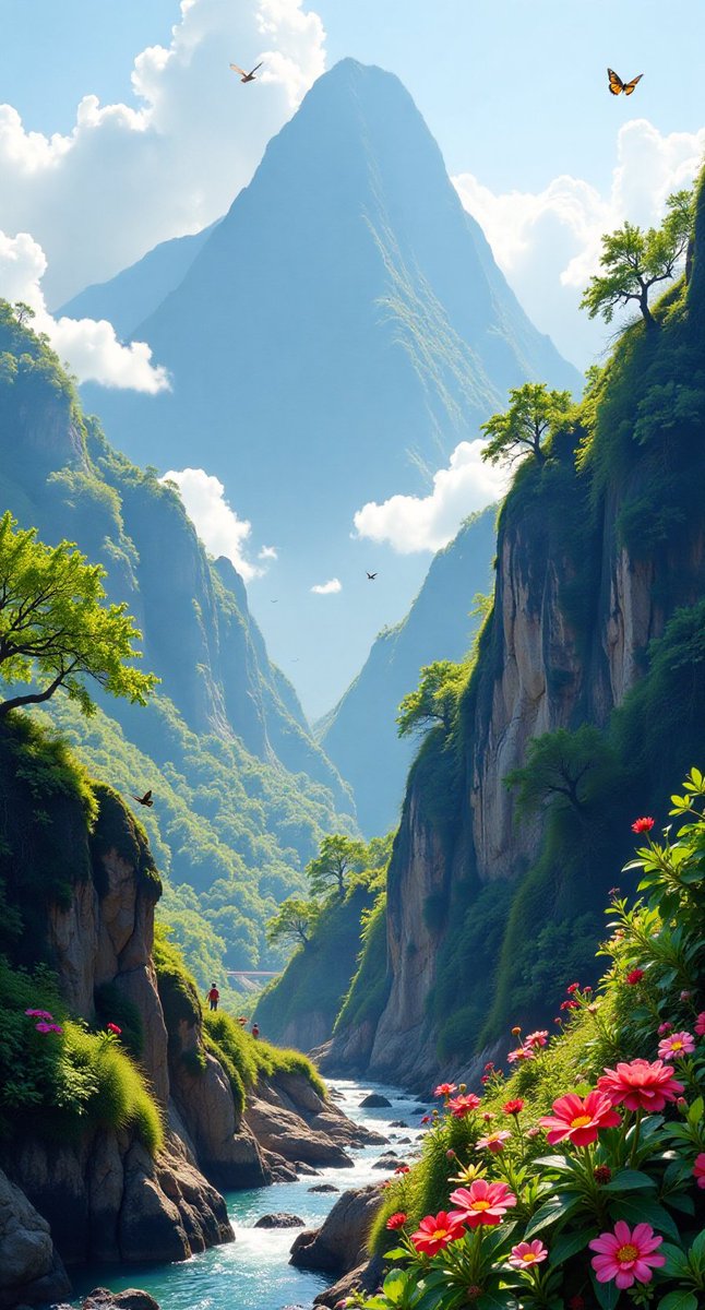 VnPvloeBMvbucsG's tweet photo. The beautiful scenery of Tuobei Mountain's Baiyun Hall is truly mesmerizing, leaving visitors full of praise!， https://t.co/8GtYMeZgWD