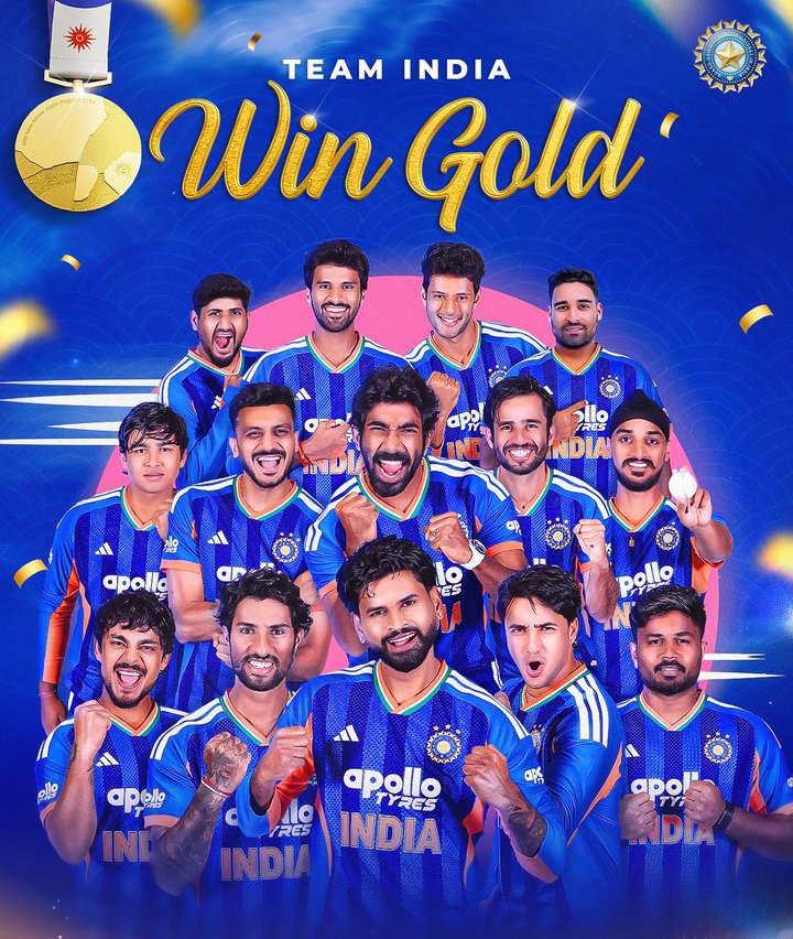 softlywiredd's tweet photo. #INDvsPAK #AsianGames #TeamIndia 
Congratulations, Team India, on the शानदार win against Pakistan 🔥
The whole nation celebrates this proud moment with you💙 https://t.co/2xUOfSPJLF