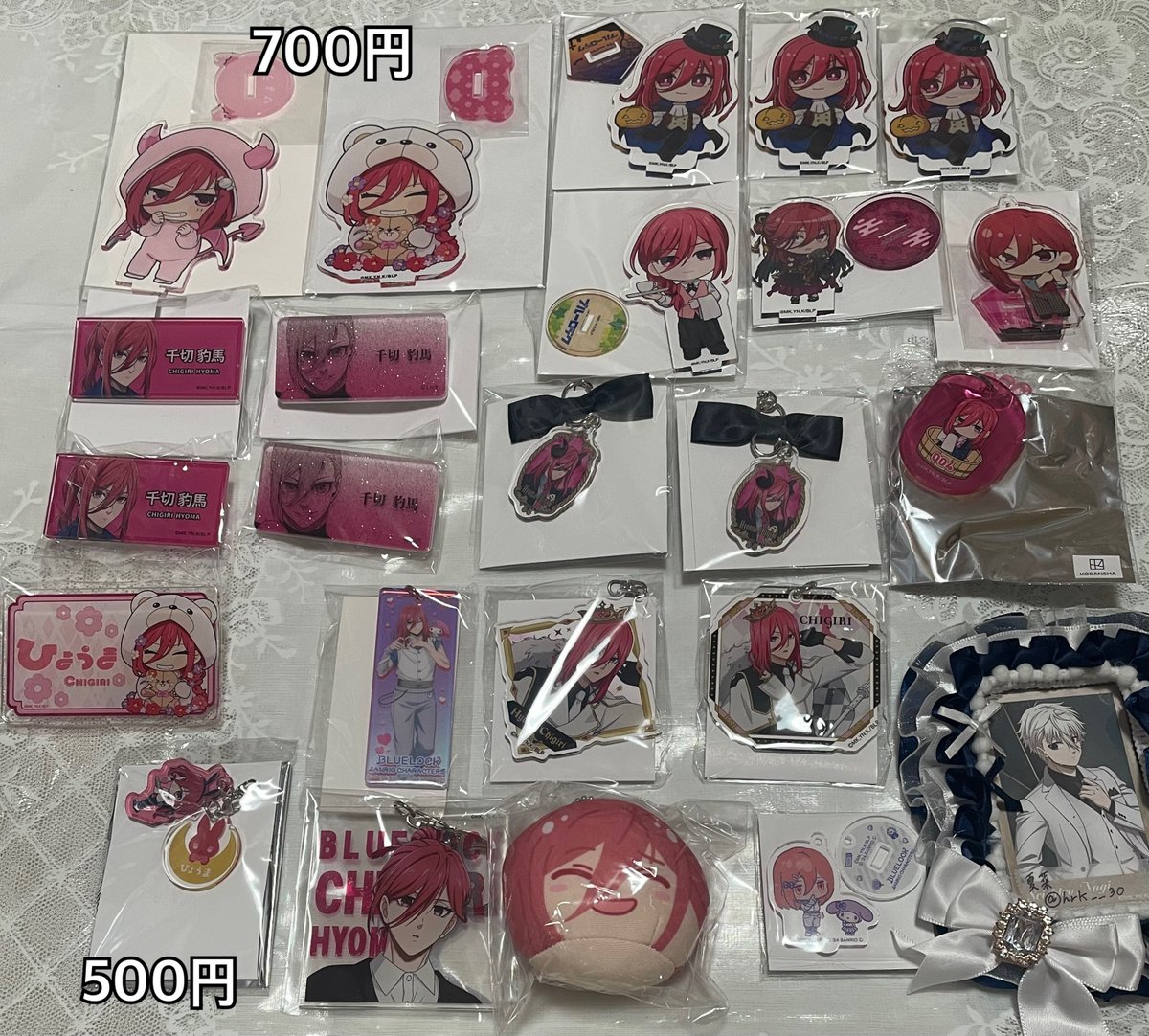 hrk__30's tweet photo. 《譲渡》 ブルーロック ブルロ 缶バッジ 紙類 アクスタ ぱしゃこれ エゴ展 サンリオ ファボテリア

譲：千切豹馬グッズ

求：記載金額+送料

︎✿ツリーに他グッズも記載しております

お気軽にお声掛け下さい。
よろしくお願い致します🙇‍♀️ https://t.co/sGz8W4VAD9