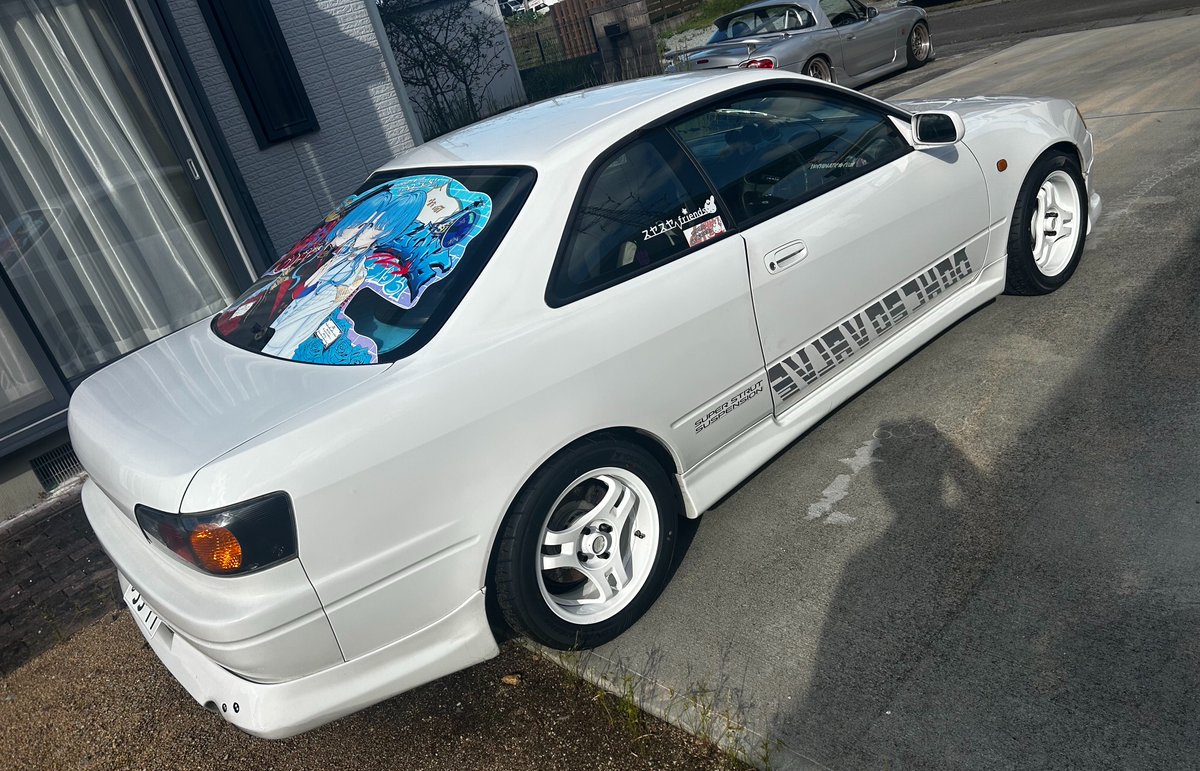 SEED7479_33's tweet photo. 今後に向けて？　GSIMに向けつつ！
〜𝐍𝐞𝐰 𝐒𝐭𝐲𝐥𝐞〜

⭐︎SUPER ADVAN Racing SA3R
を白塗装リペア🤍
⭐︎ ADVAN NEOVA AD09

⭐︎ヘッドライトクリア吹きしていただき。
⭐︎敬愛なる変態紳士@SUPRA_KAKIKai によるナンバースムージング　

コレが‼︎好っっきな雰囲気っすねワイの https://t.co/HwsuukwOEP